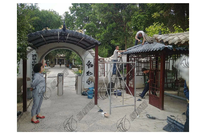 創(chuàng)新通三輥閘甘肅酒泉野生動物園救護(hù)中心使用案例